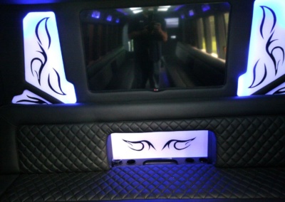 Limo Coach 22 Passenger Turtle Top Rear TV